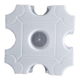 彩色水泥砖8字植草砖模具高承载停车场现浇模庭院铺地砖磨具大全