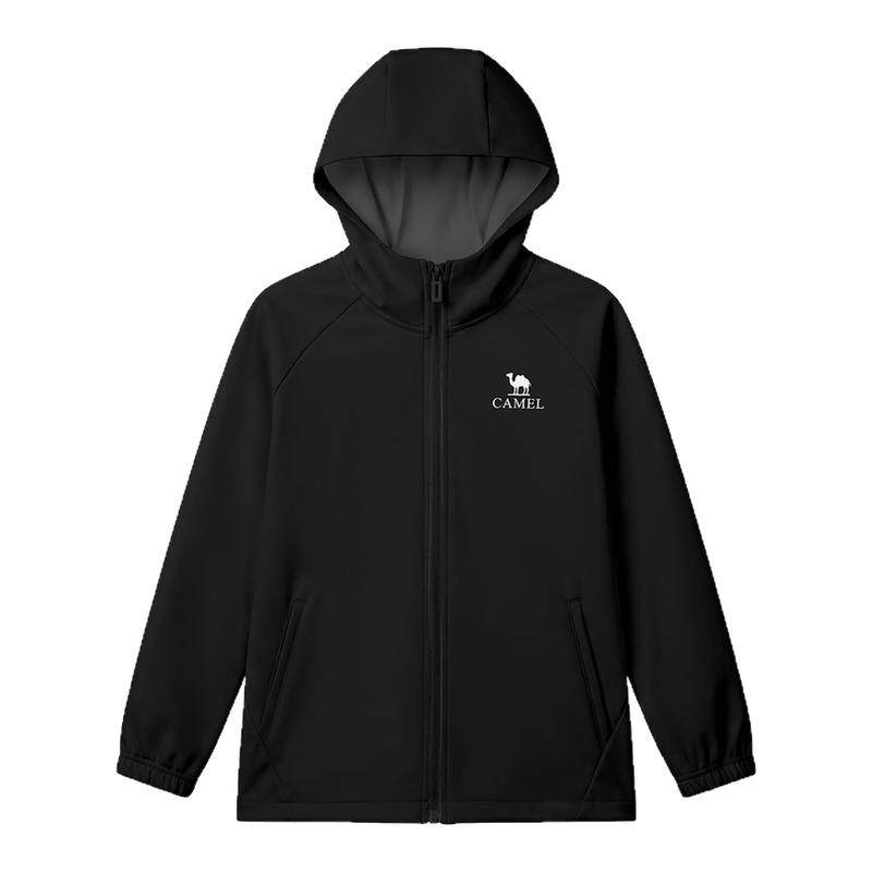 骆驼儿童软壳衣青年户外登山服