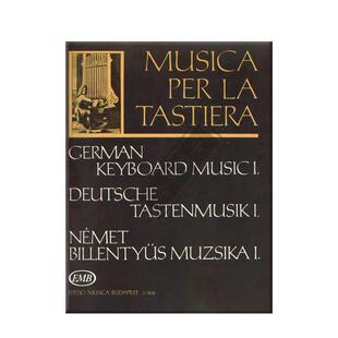 德国键盘音乐集 钢琴独奏 带指法 布达佩斯原版乐谱书 GERMAN KEYBOARD MUSIC Edited by Pernye Andras Fingering Piano Z7814