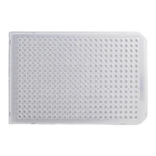 LABSELECT 甄选 PP-384-FS-0040/-BW/CF/WC/WF/WW 384孔40ul全裙边PCR板,A24/P24切角,透明/白/磨砂管黑/白框