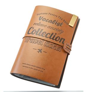 聚册演唱会门票收纳飞机票话剧票演出票收纳册演唱会票夹门票收纳册收藏册票根收纳收集册音乐剧票