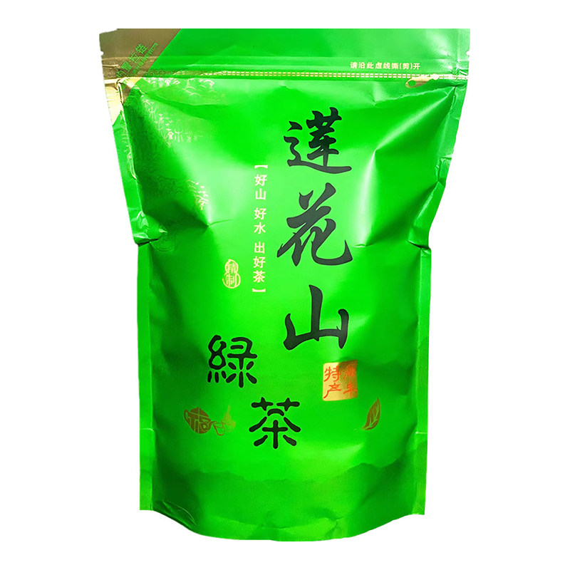 莲花山绿茶叶炒茶浓香耐泡500g