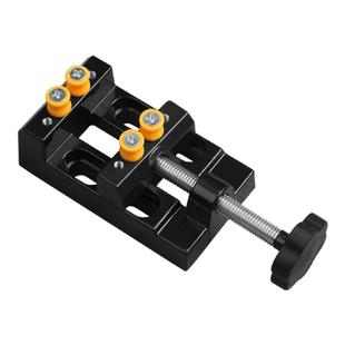 文玩核桃台钳 夹床小型迷你珍珠固定器夹台夹具雕刻平口钳 桌虎钳