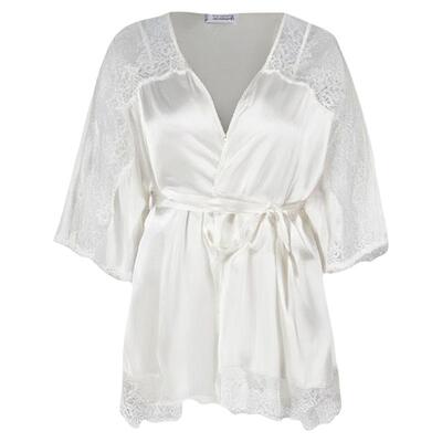 真丝性感吊带睡裙睡袍套装睡衣女