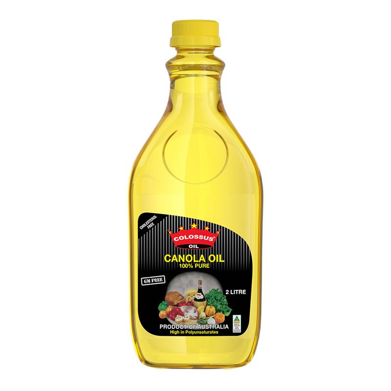 【澳洲进口】COLOSSUS芥花籽油富含Omega3多种营养食用油炒菜油2L