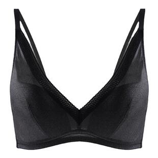 Bonny/博尼内衣女夏季薄款文胸大胸显小胸聚拢防滑胸罩隐形无钢圈