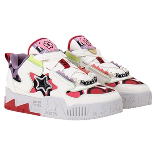 STARTER有钱花联名音浪秋冬女款厚底增高运动休闲板鞋面包鞋