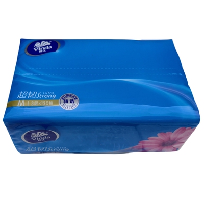 130抽3层抽纸维达超大M