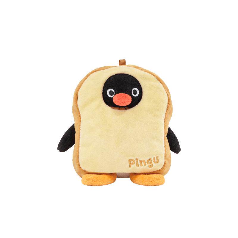 山莫pingu企鹅面包超人奶油吐司挂件包包可爱小玩偶公仔毛绒挂饰