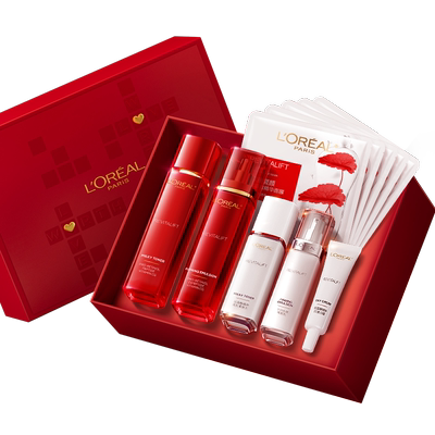 欧莱雅复颜水乳套装抗皱紧致抗老