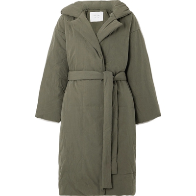 【38开门红】Proenza Schouler 秋冬女连帽配腰带长款外套风衣