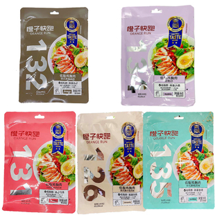 橙子快跑鸡胸肉100g健身速食代餐开袋即食低脂卡零食轻食鸡食品