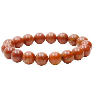 正品天然泗滨砭石手链男女款富贵红砭石保健养生手串舒筋通络包邮