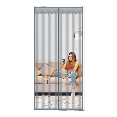 2025新款磁条纱帘夏季卧室房间