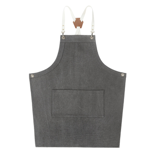 Virgo 多色餐厅奶茶店咖啡师美容美发师花艺洗水帆布围裙定制logo