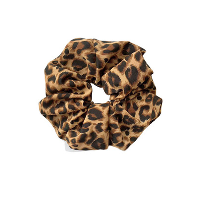 y2k千禧辣妹豹纹高级感大肠发圈