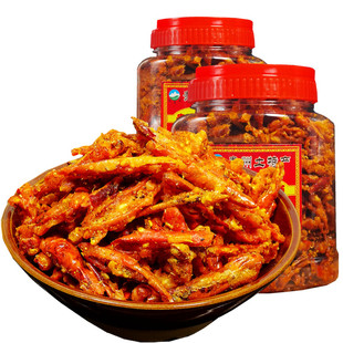贵州麻辣香辣脆干吃油炸贵定土特产香酥辣椒干小吃休闲零食罐装