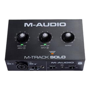 M-audio M-Track solo 专业有声书录音编曲声卡电脑唱歌音频接口