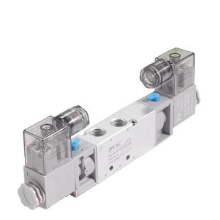 电磁阀4V130E-06中泄式4V230E-08三位五通4V330E-10气阀4V430E-15