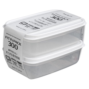 日本进口杂粮饭分装小饭盒粗粮糙米定量减脂专用收纳盒冰箱冷冻盒