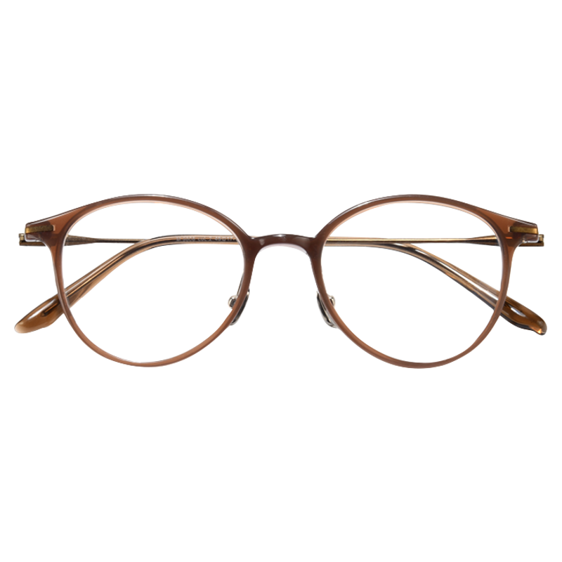 菲尔渡边玳瑁茶色复古眼睛框女高级感小众设计配近视度数钛架9808