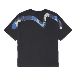 EVISU福神 2025秋男士海鸥图案短袖T恤2EAHTM5TS1169RXCT