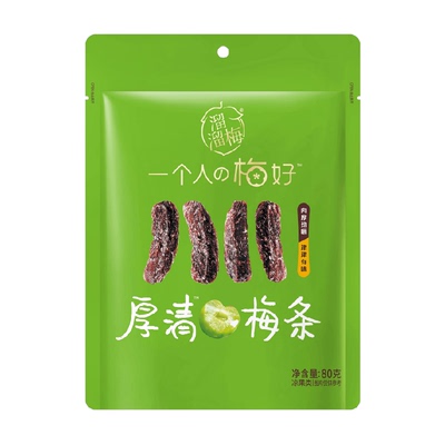 溜溜梅大果厚切劲嚼开袋即食