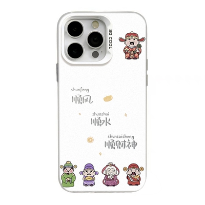 2025新年财神ins风苹果16/15手机壳iphone13promax红米K70荣耀90华为P605040Nova12小米14一加11Mate60保护套