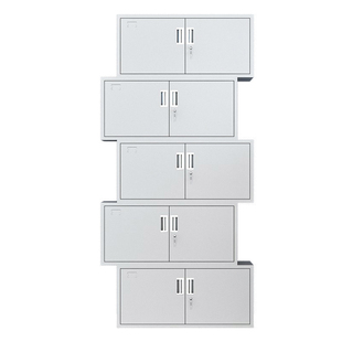 分体五节铁皮文件柜办公室钢制资料档案柜书柜定制工具柜子储物柜