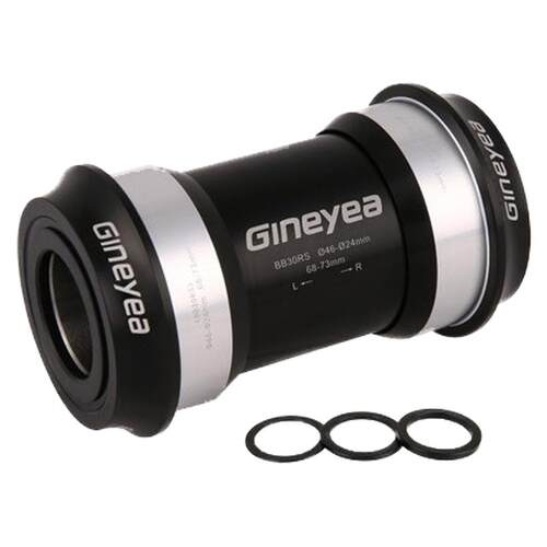 Gineyea景晔PF30 BB30压入式中轴42  46内径转喜玛诺速联中空牙盘