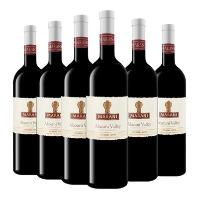 格鲁吉亚原瓶原装进口红酒玛朗尼阿拉扎尼微醺晚安半甜型红葡萄酒