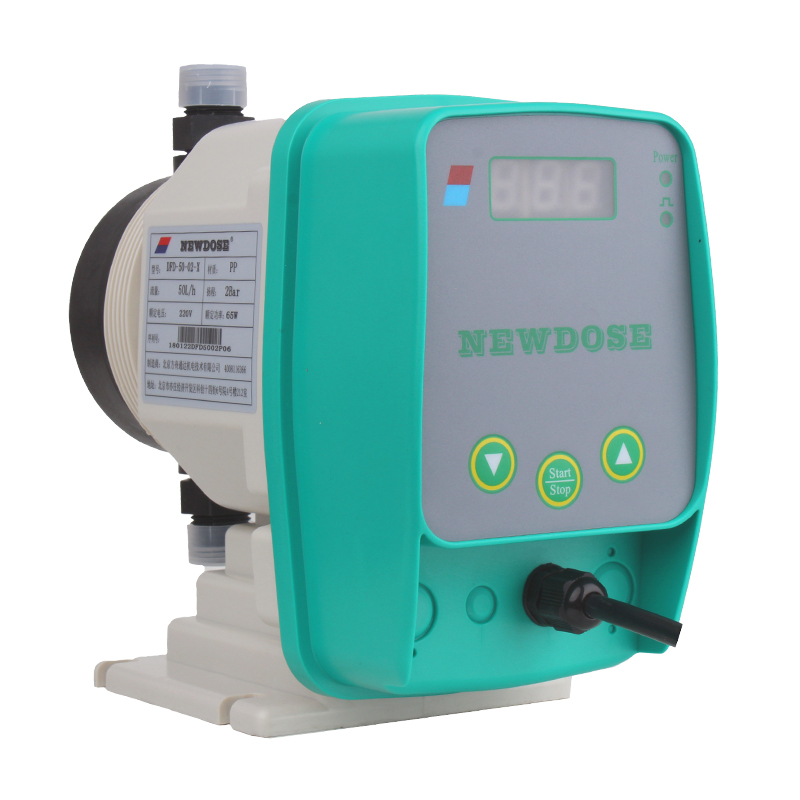 NEWDOSE电磁泵隔膜泵DFD-50-02-X加药泵底阀流量可调新道茨计量泵