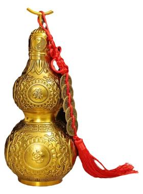 黄铜保平安新中式客厅卧室葫芦