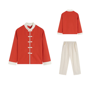 新中式儿童开笔礼汉服小学生国庆合唱服班班有歌声运动会方阵服