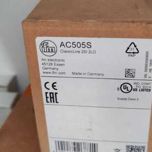 议价IFM AC505S AC2251 AC2403 AC2916 AC5208 易福门全新原装正