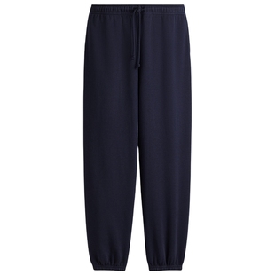 HM女装卫裤冬季柔软加绒抽绳运动舒适慢跑裤1292694