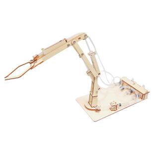 科技小制作学生diy液压机械手臂教具科学实验小发明拼装益智玩具