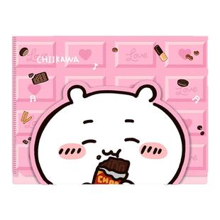 卡通吉伊卡哇A4单片夹L型文件收纳试卷夹文件夹资料夹档案袋学生