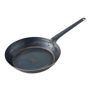 现货 大尺寸来了｜日本山田工业所 免开锅无涂层熟铁平底煎锅炒锅