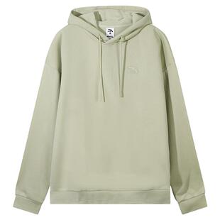 安踏连帽卫衣男士冬季加绒保暖长袖套头衫青少年潮流休闲帽衫外套