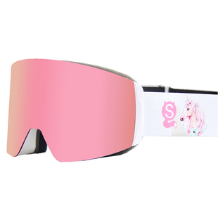 大柱面磁吸滑雪眼镜双层防雾滑雪镜单双板男女雪地护目镜可卡近视