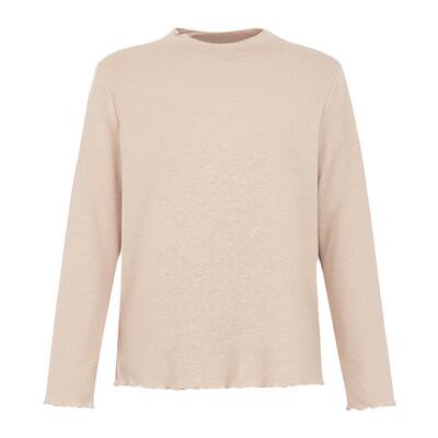 采多宝大码女装胖mm2025冬季新款半高领磨毛保暖打底衫EDZ5958