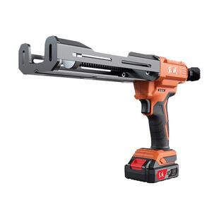 东成电动美缝胶枪双管打胶枪瓷砖美缝剂锂电式玻璃胶枪美缝打胶机