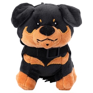 蜀黍家警犬罗威纳毛绒挂件钥匙扣小挂件公仔玩具包包挂饰玩偶挂件