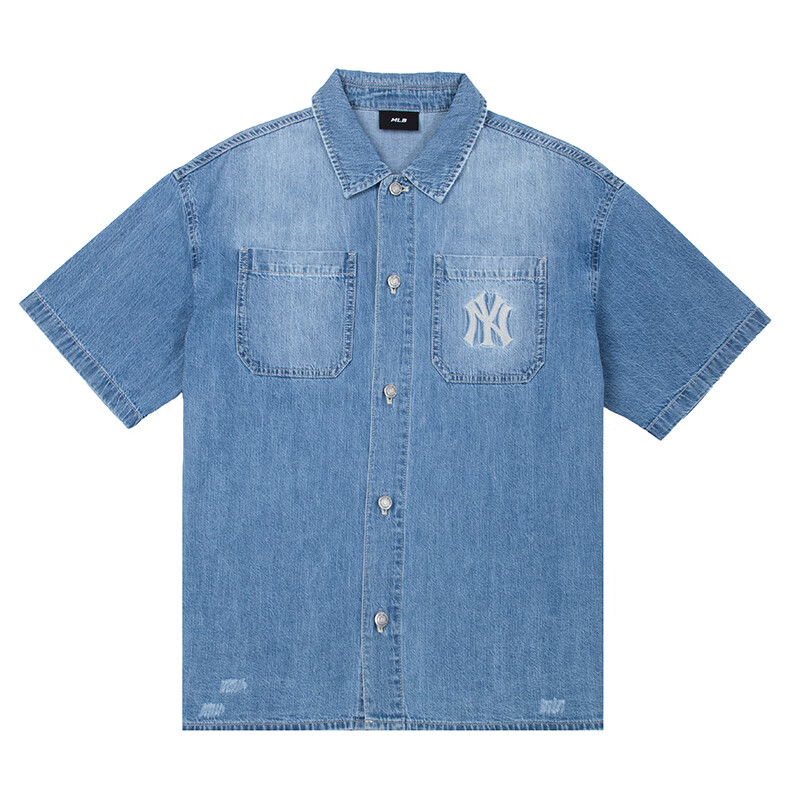 【正品】MLB牛仔衣男女NY外套