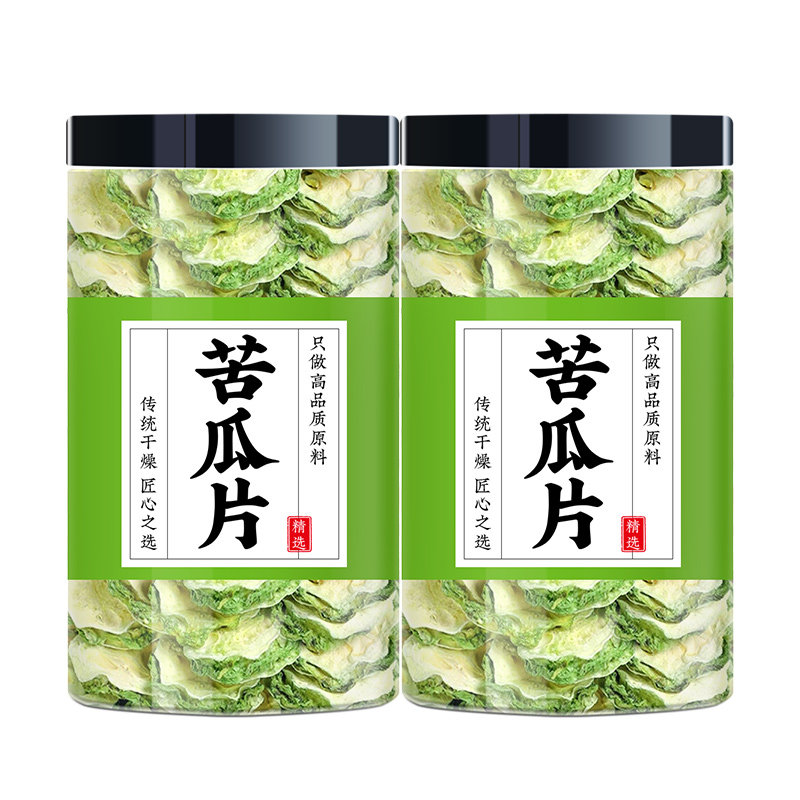 苦瓜片干纯正天然农家自种苦瓜