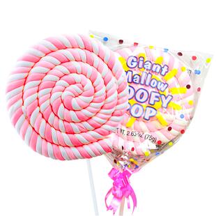 超巨型棉花糖大棒棒糖花束儿童节糖果零食卷花摆摊创意礼物批发