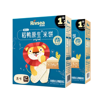 禾泱泱稻鸭原生婴儿米饼磨牙6月+