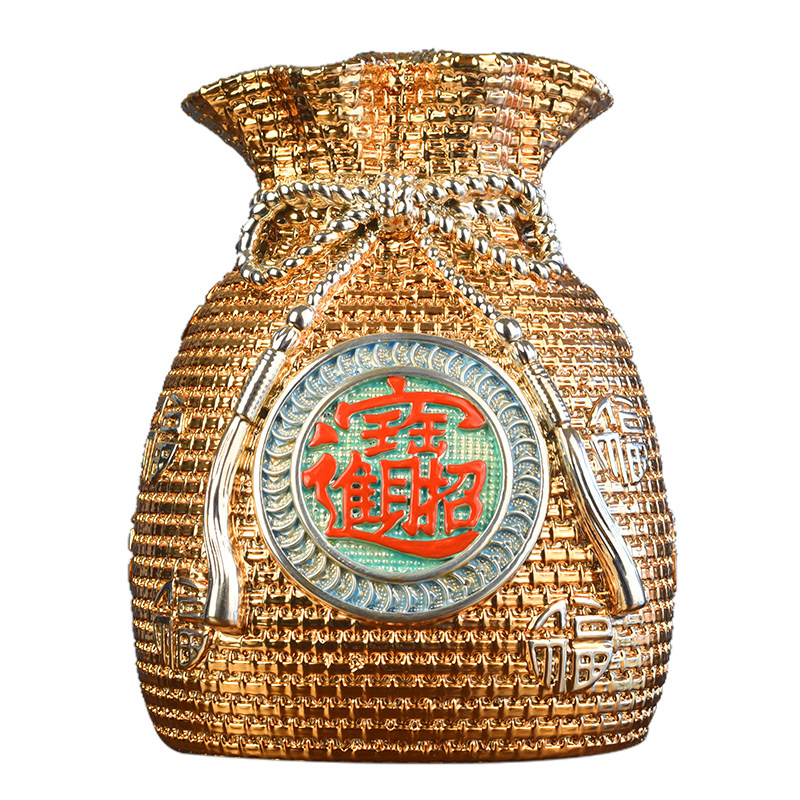 存钱罐只进不出福袋硬币储存罐