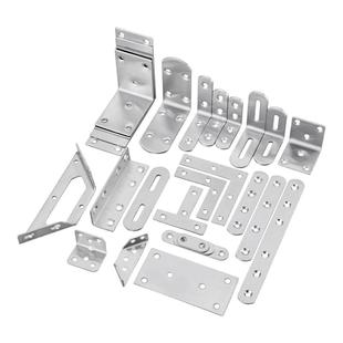 不锈钢直角角码固定器三角铁支架椅子腿桌脚连接件加固隔板支撑托